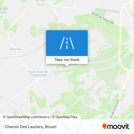 Chemin Des Lauriers map