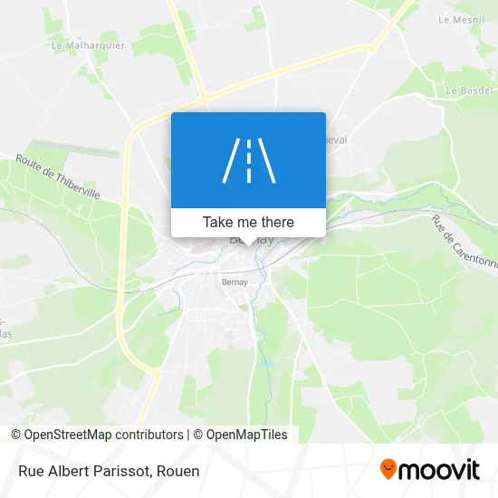 Rue Albert Parissot map