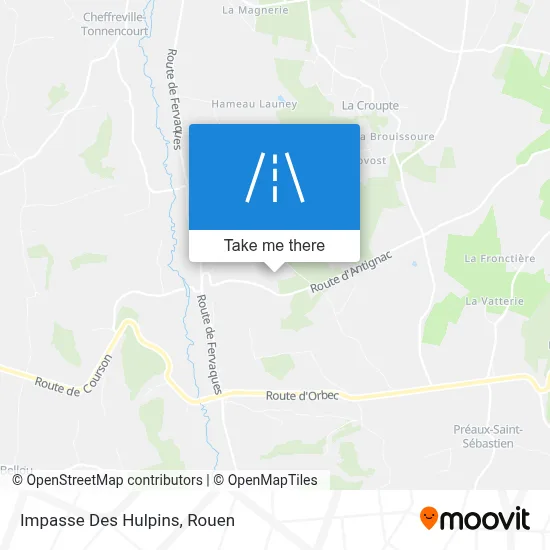 Impasse Des Hulpins map