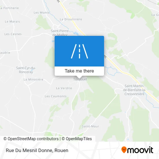Rue Du Mesnil Donne map