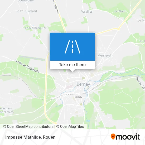 Impasse Mathilde map