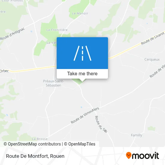 Route De Montfort map