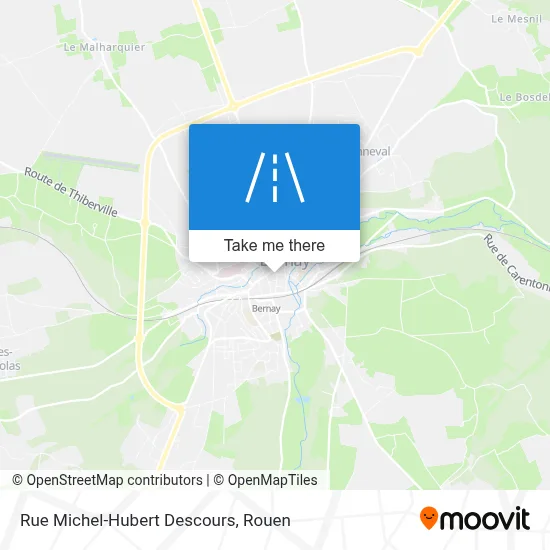Rue Michel-Hubert Descours map