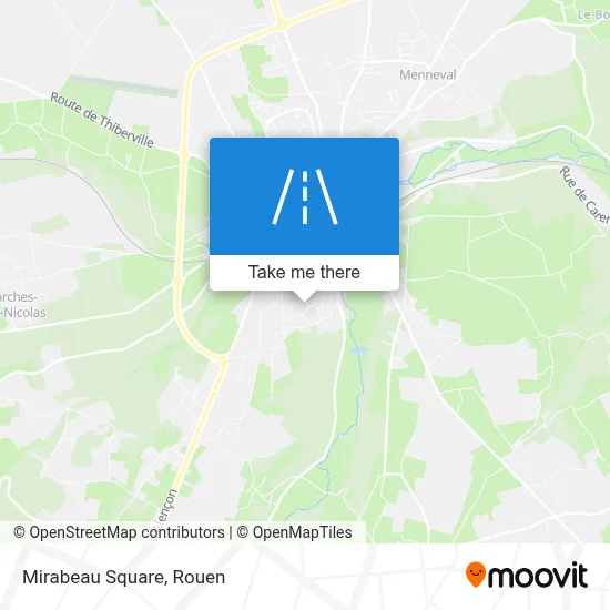 Place Mirabeau map