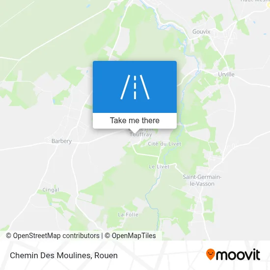 Chemin Des Moulines map