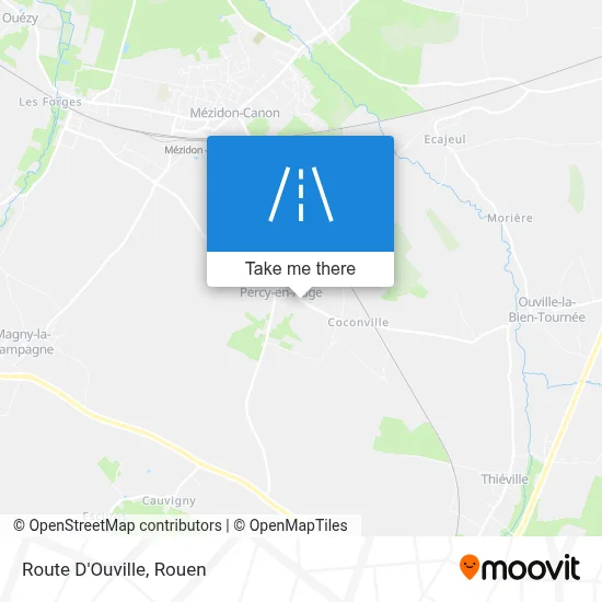 Route D'Ouville map
