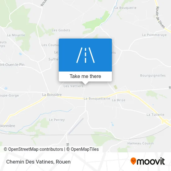 Chemin Des Vatines map