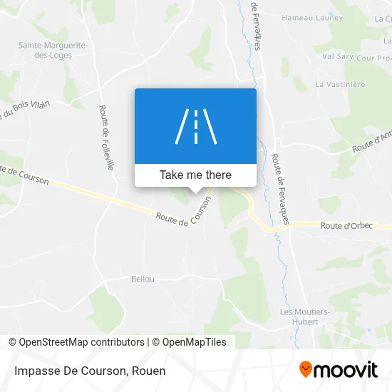Impasse De Courson map
