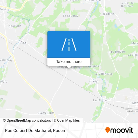 Rue Colbert De Matharel map