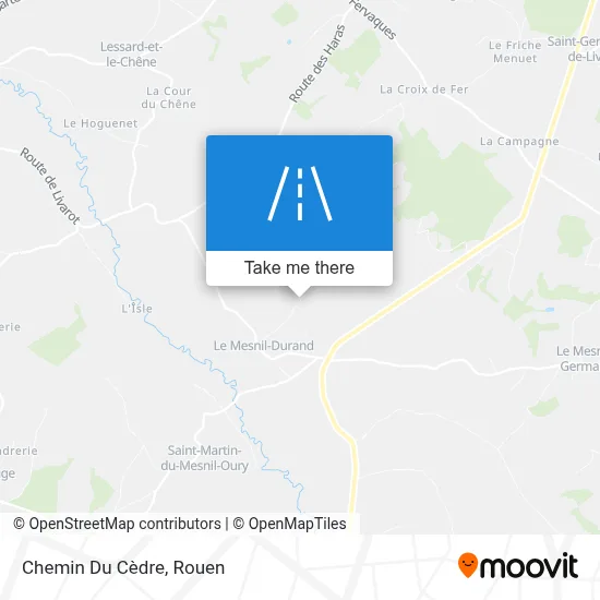 Chemin Du Cèdre map