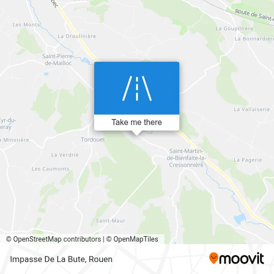 Impasse De La Bute map