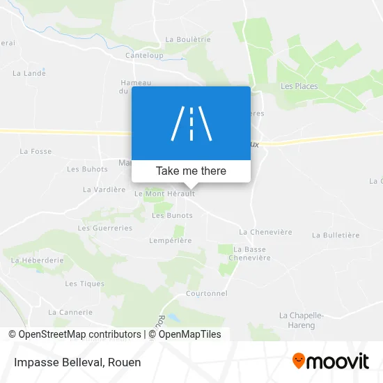 Impasse Belleval map