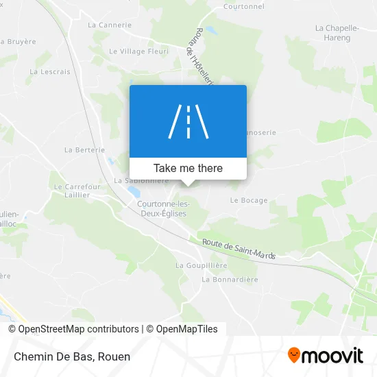 Chemin De Bas map