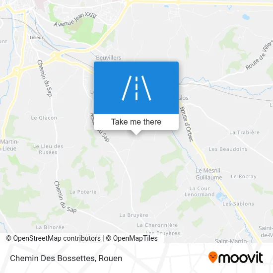 Chemin Des Bossettes map