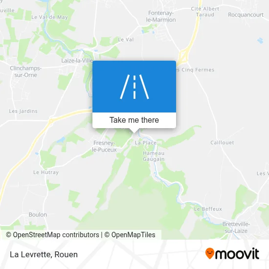Mapa La Levrette