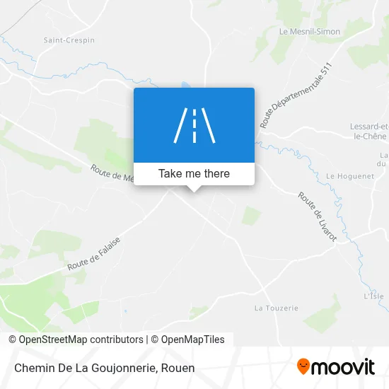 Chemin De La Goujonnerie map