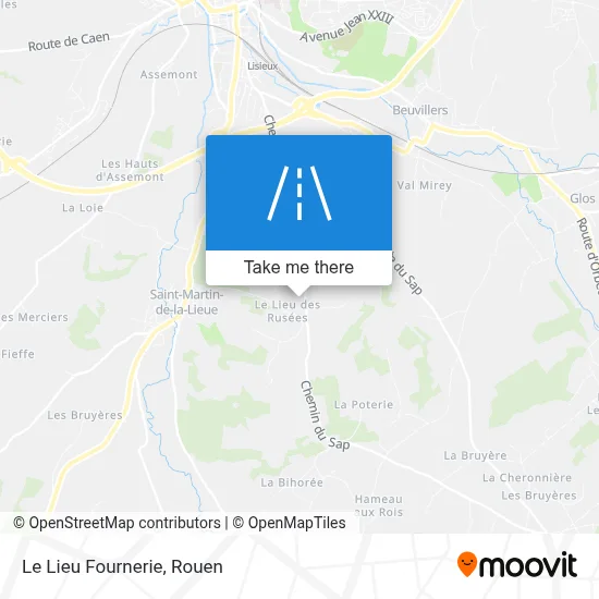 Le Lieu Fournerie map
