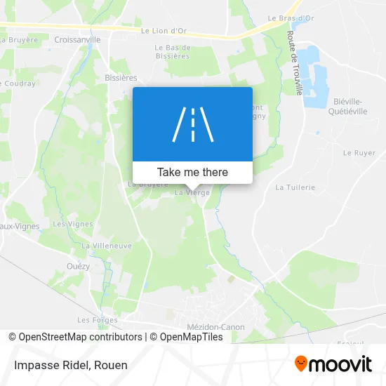 Impasse Ridel map