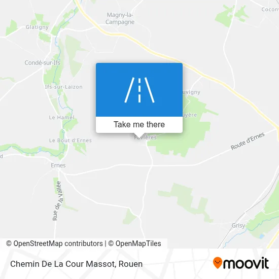 Chemin De La Cour Massot map