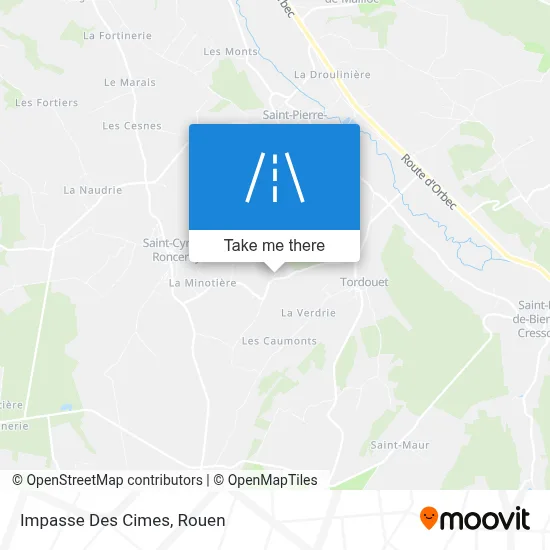 Impasse Des Cimes map