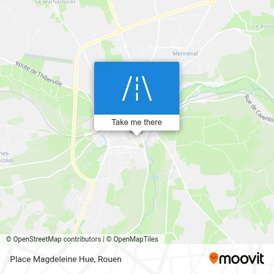 Place Magdeleine Hue map