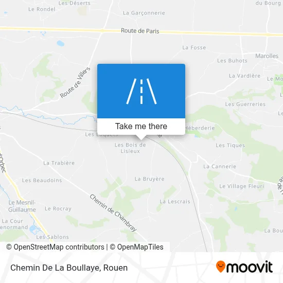 Chemin De La Boullaye map