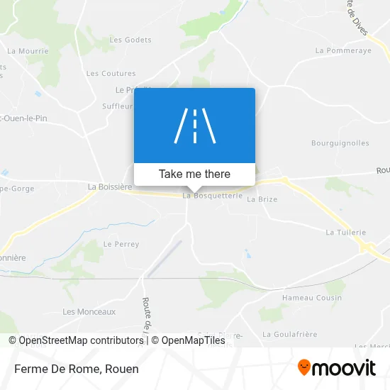 Ferme De Rome map