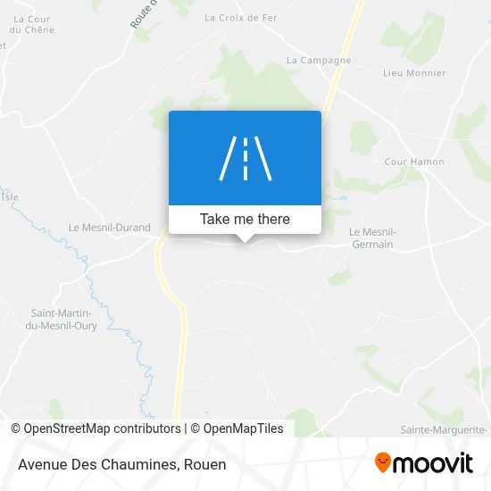 Avenue Des Chaumines map