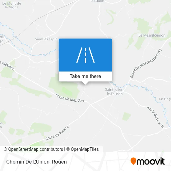 Chemin De L'Union map
