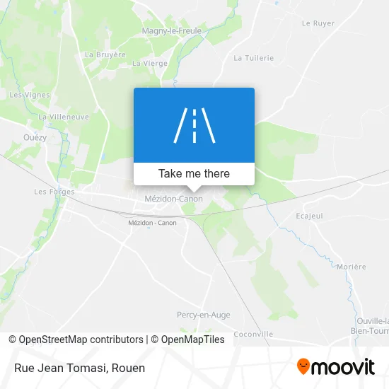 Rue Jean Tomasi map