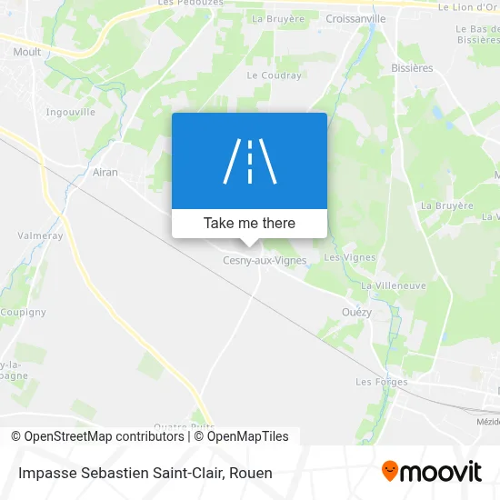 Impasse Sebastien Saint-Clair map