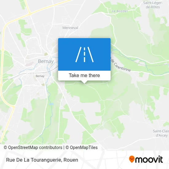 Rue De La Touranguerie map