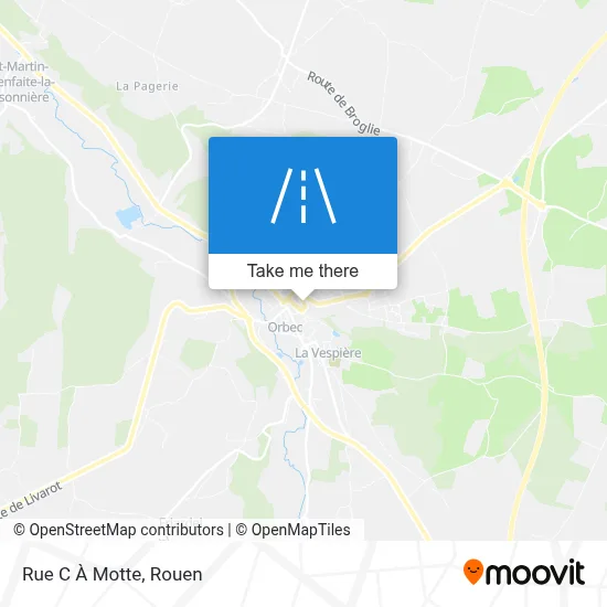 Rue C À Motte map