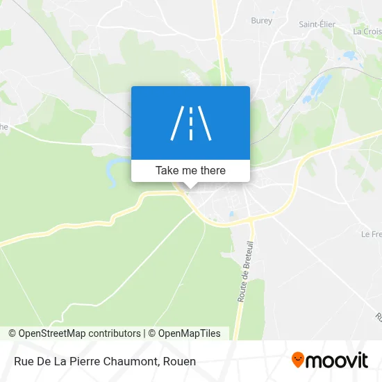 Rue De La Pierre Chaumont map