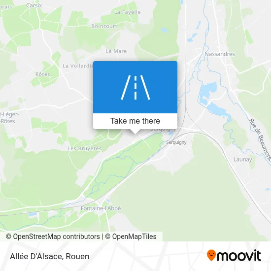 Allée D'Alsace map