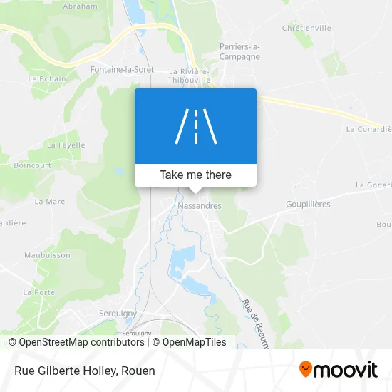 Rue Gilberte Holley map