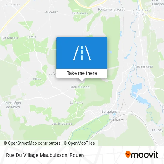 Rue Du Village Maubuisson map