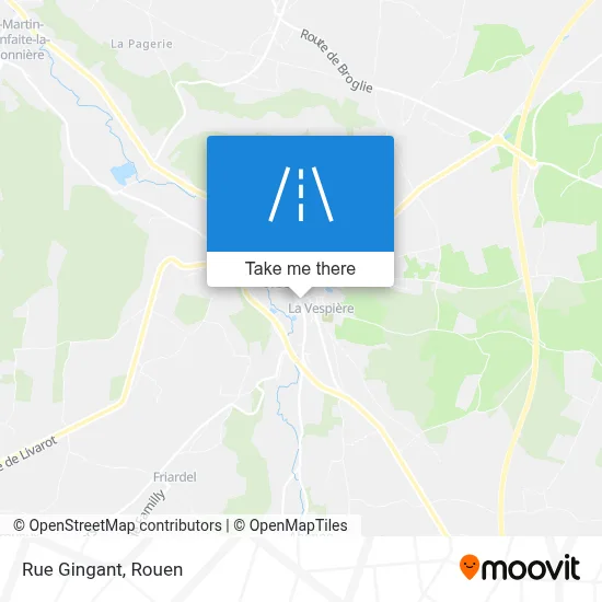 Rue Gingant map