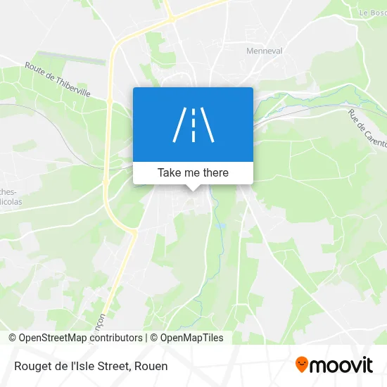 Rue Rouget De L'Isle map