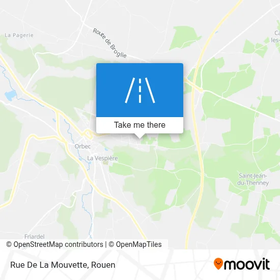 Mapa Rue De La Mouvette