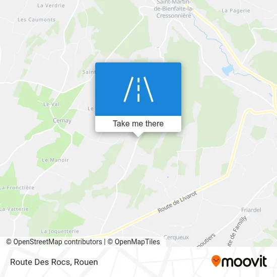 Route Des Rocs map