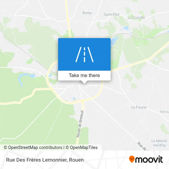 Mapa Rue Des Frères Lemonnier
