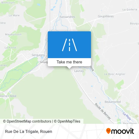 Rue De La Trigale map