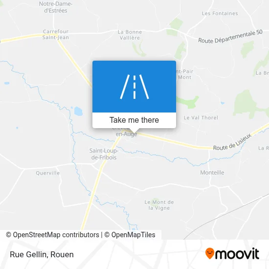 Rue Gellin map