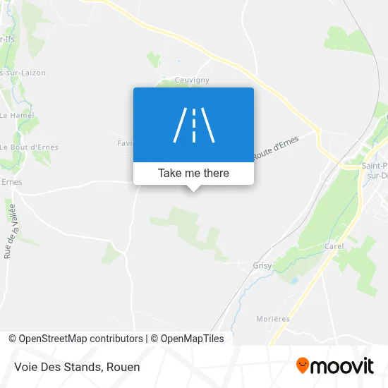 Voie Des Stands map