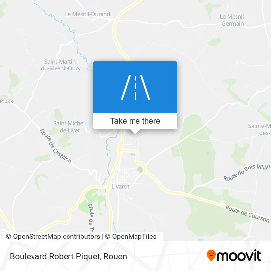 Boulevard Robert Piquet map
