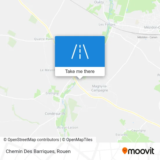 Chemin Des Barriques map