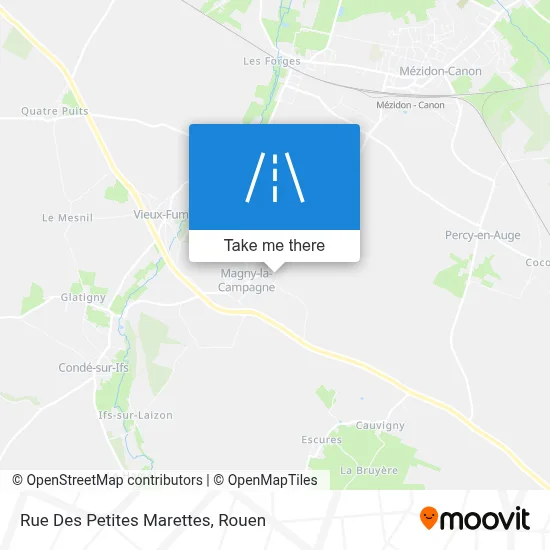 Rue Des Petites Marettes map