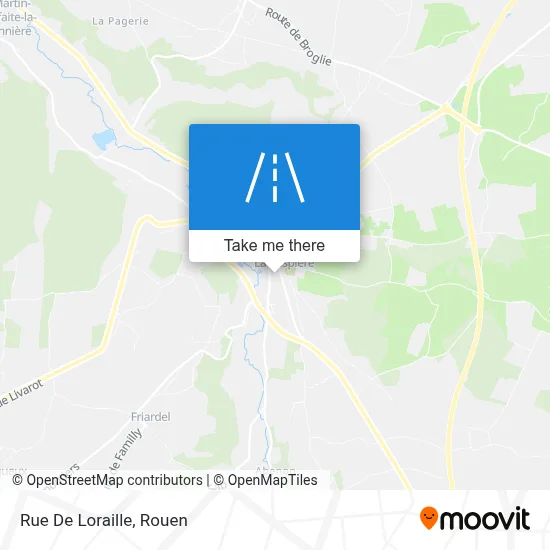 Rue De Loraille map