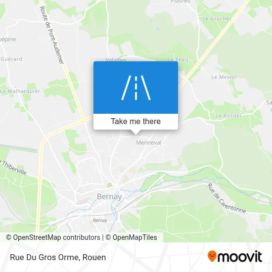 Rue Du Gros Orme map